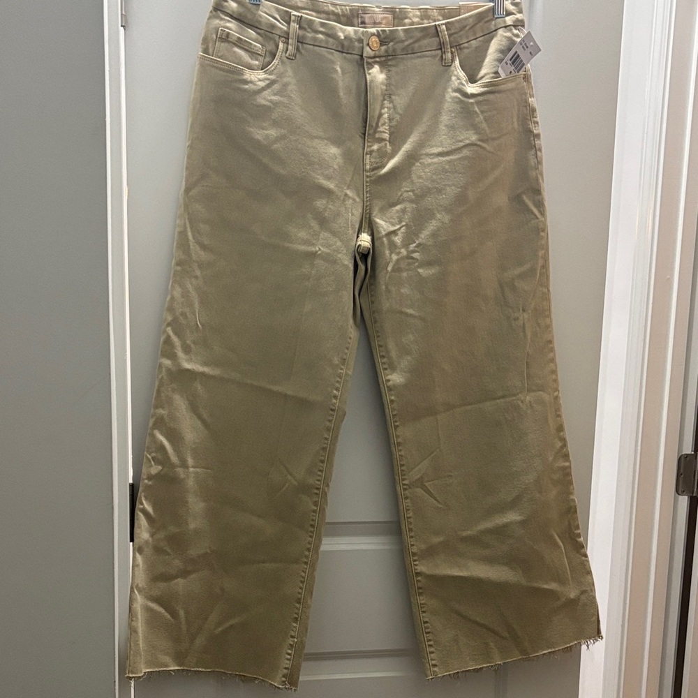 Kut from the Kloth Olive Wide Leg Jeans